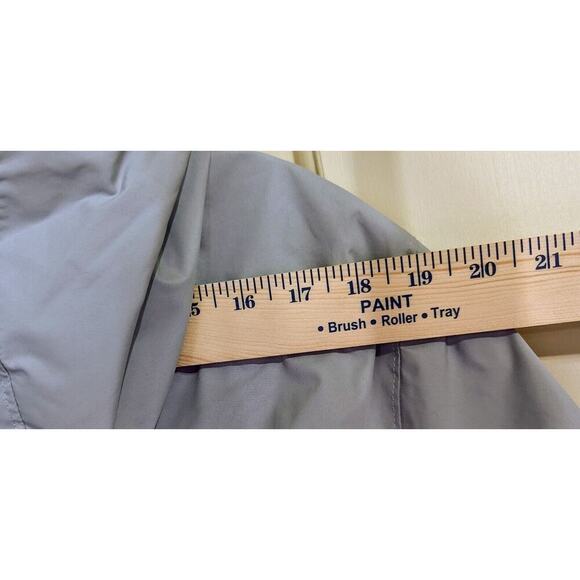 Natural Reflections Gray Hooded Vented Rain Coat Windbreaker Jacket XXL - Picture 9 of 10